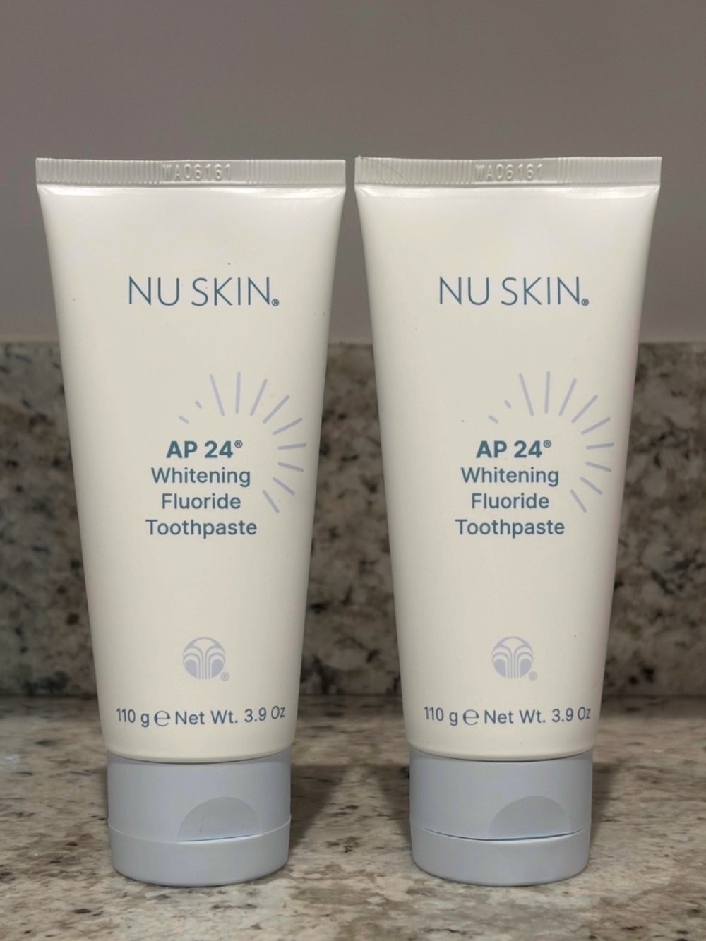 Two (2) Nu Skin AP24 Whitening Fluoride Toothpastes. Exp 03/2028